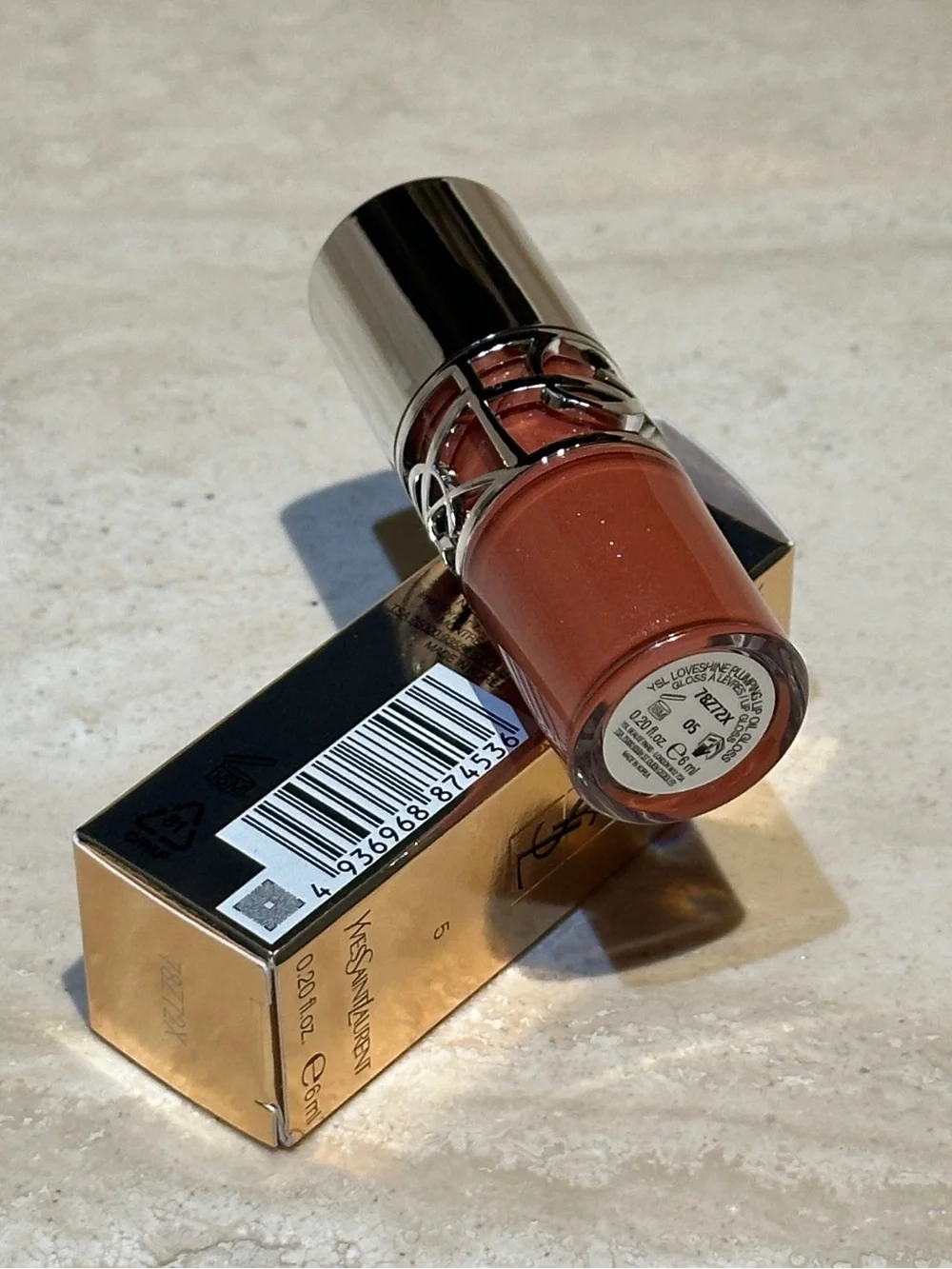 YSL Loveshine Plumping Lip Oil Gloss - 05 California Sunshine
